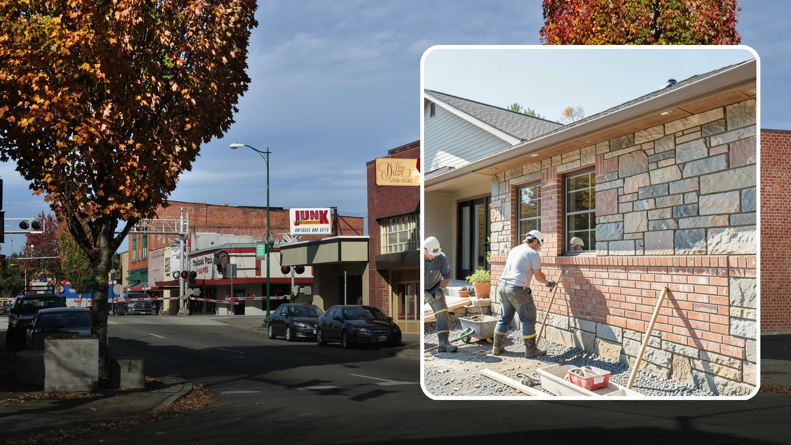Stone Masonry in Puyallup, Pierce County, WA - Natural stone masonry that brings timeless texture to walls and features while withstanding PNW moisture.