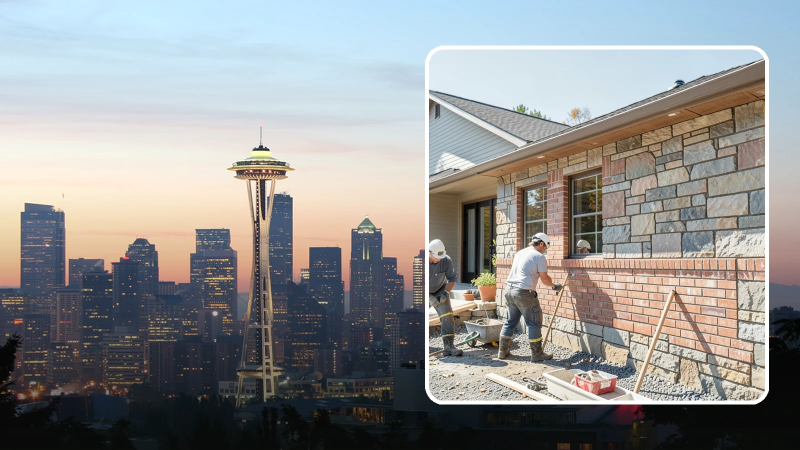 Stone Masonry in Seattle, King County, WA - Natural stone masonry that brings timeless texture to walls and features while withstanding PNW moisture.