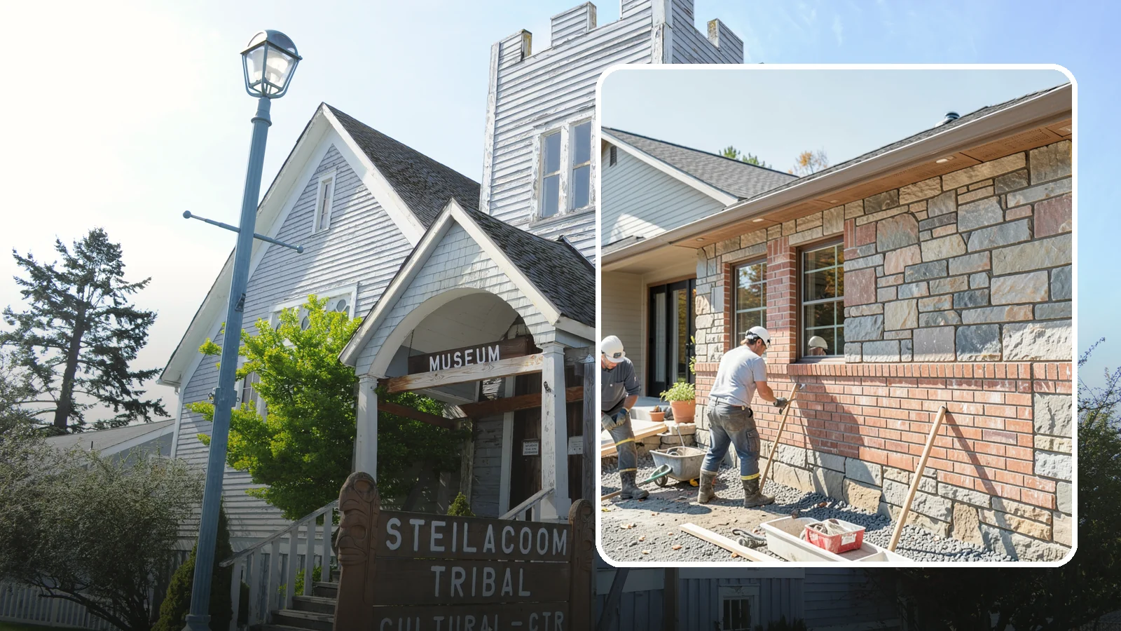 Stone Masonry in Steilacoom, Pierce County, WA - Natural stone masonry that brings timeless texture to walls and features while withstanding PNW moisture.