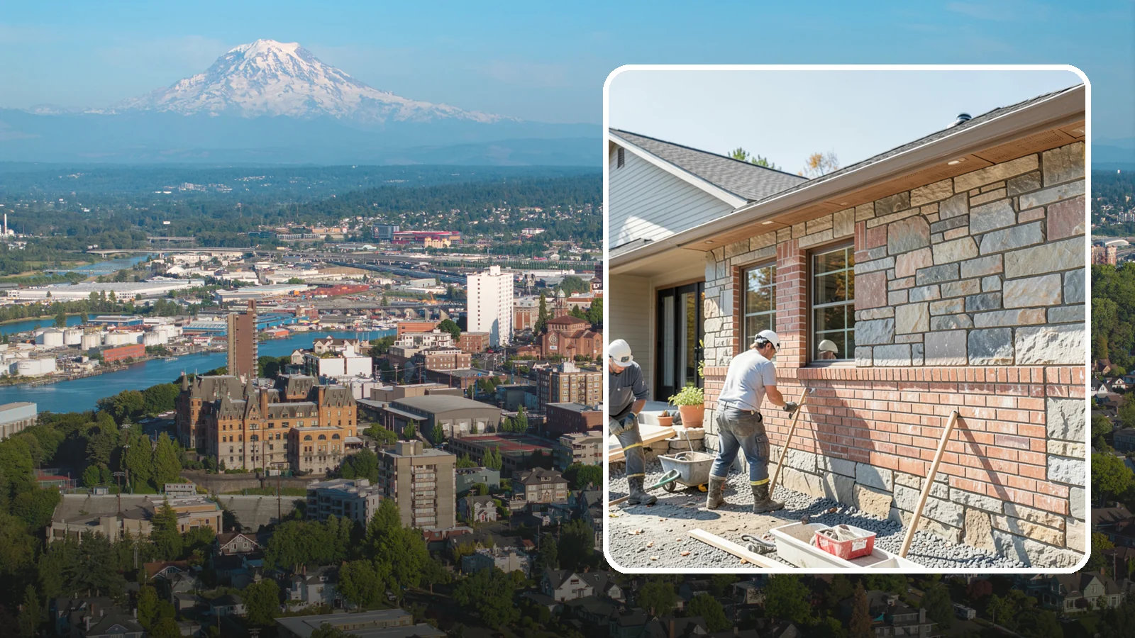 Stone Masonry in Tacoma, Pierce County, WA - Natural stone masonry that brings timeless texture to walls and features while withstanding PNW moisture.