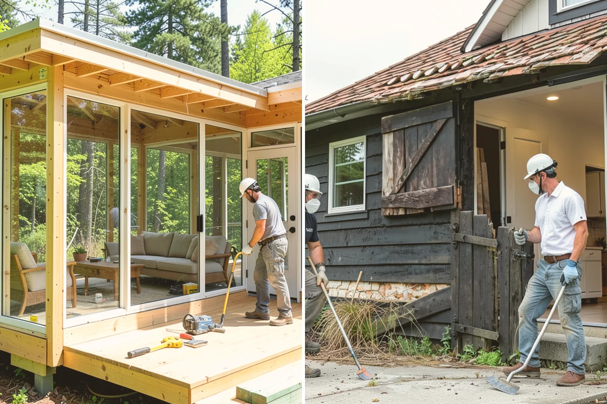 Stone Veneer Installation in Algona, King County, WA - Install moisture barrier, lath, and scratch coat