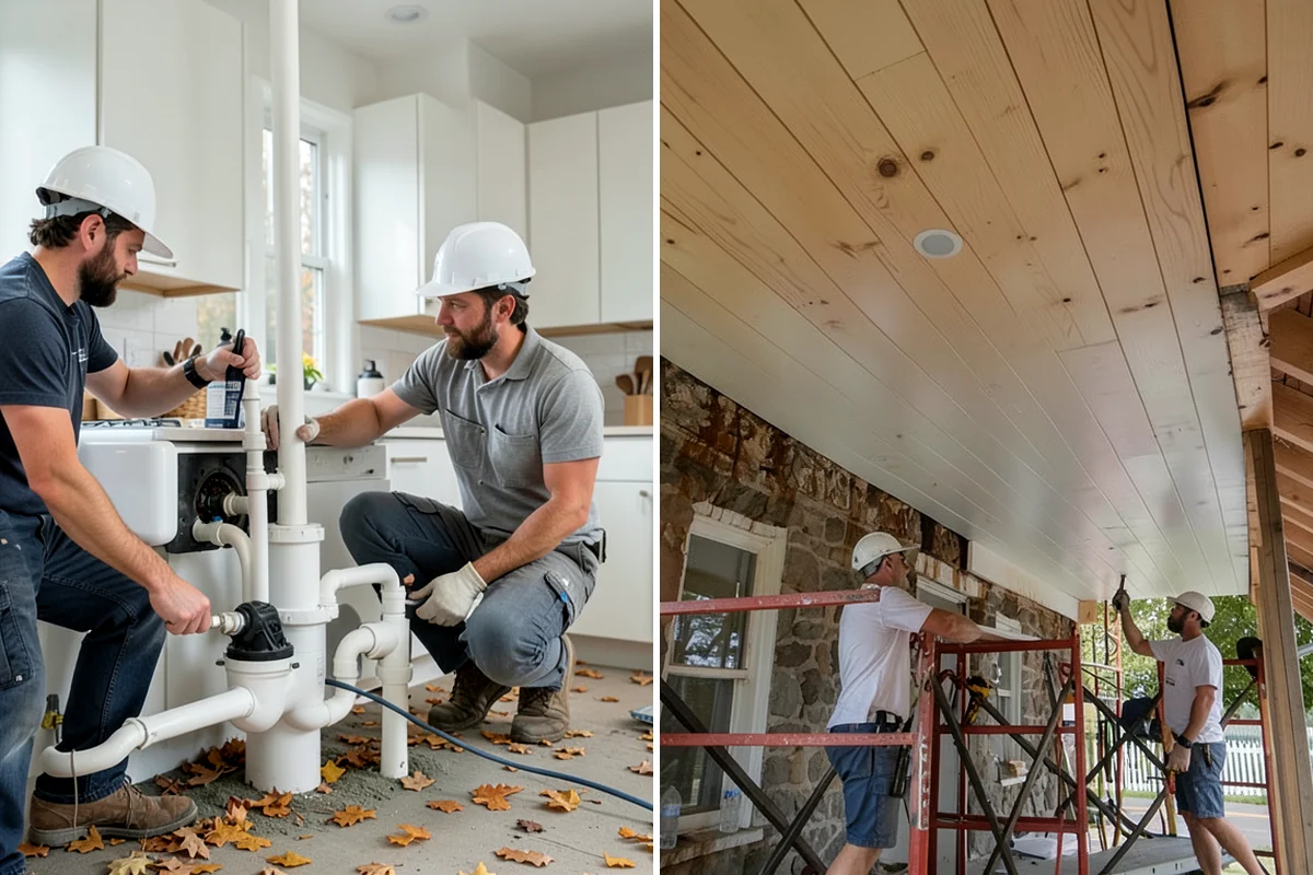 Stone Veneer Installation in Arlington, Snohomish County, WA - Install moisture barrier, lath, and scratch coat