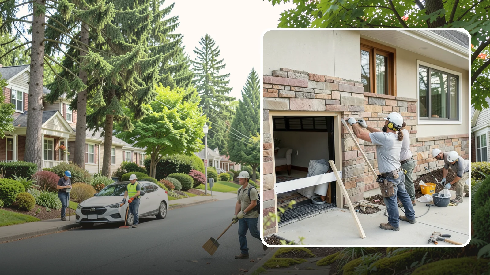 Stone Veneer Installation in Beaux Arts Village, King County, WA - Manufactured or natural stone veneer that adds rugged character to facades, entries, and fireplaces.