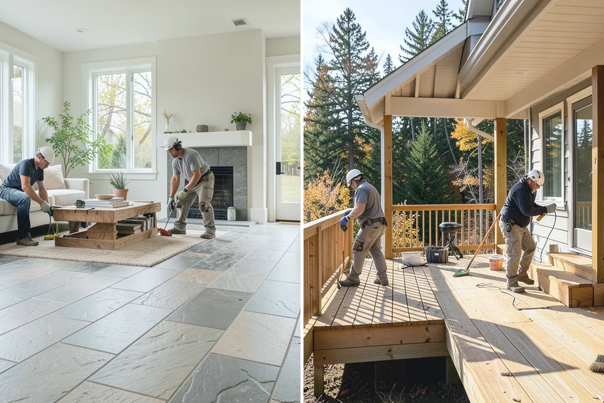 Stone Veneer Installation in Bonney Lake, Pierce County, WA - Install moisture barrier, lath, and scratch coat