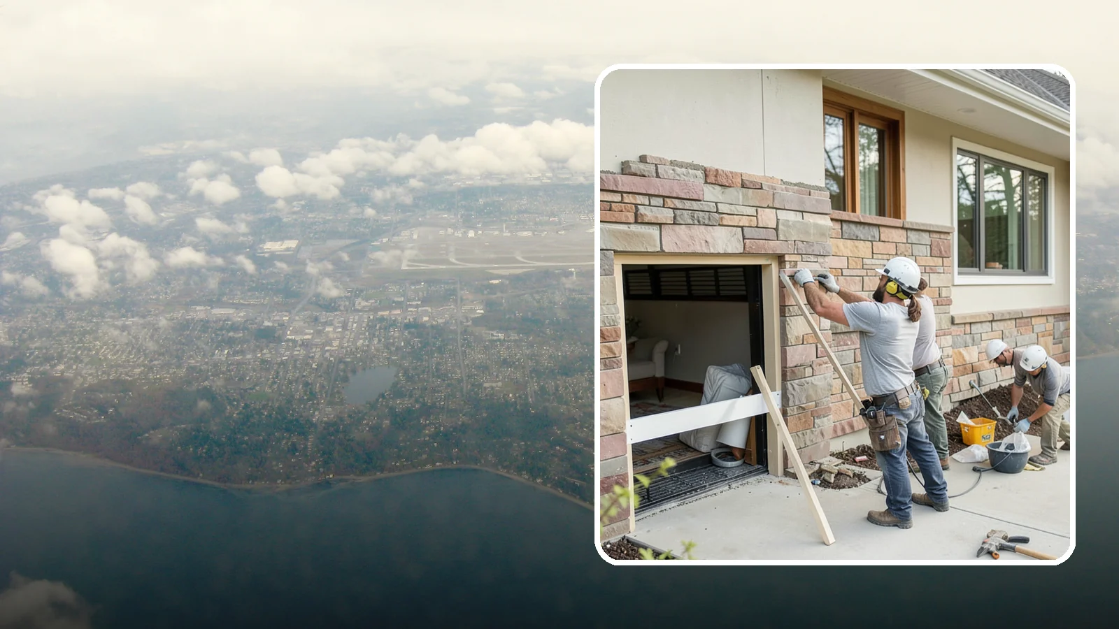 Stone Veneer Installation in Burien, King County, WA - Manufactured or natural stone veneer that adds rugged character to facades, entries, and fireplaces.
