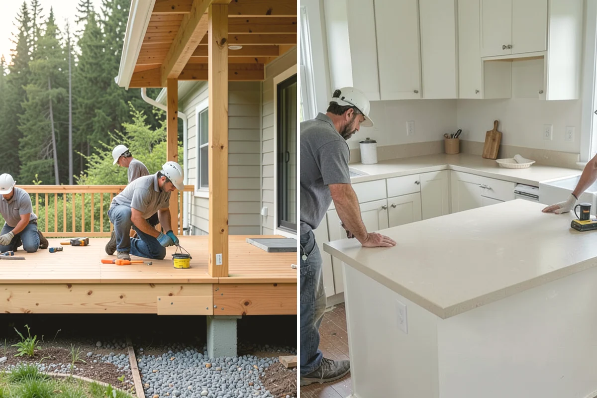 Stone Veneer Installation in Carbonado, Pierce County, WA - Install moisture barrier, lath, and scratch coat
