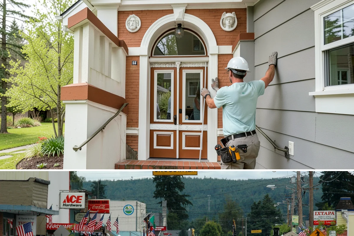 Stone Veneer Installation in Carnation, King County, WA - Exterior stone veneer sets best in the drier months, while interior work proceeds year-round.
