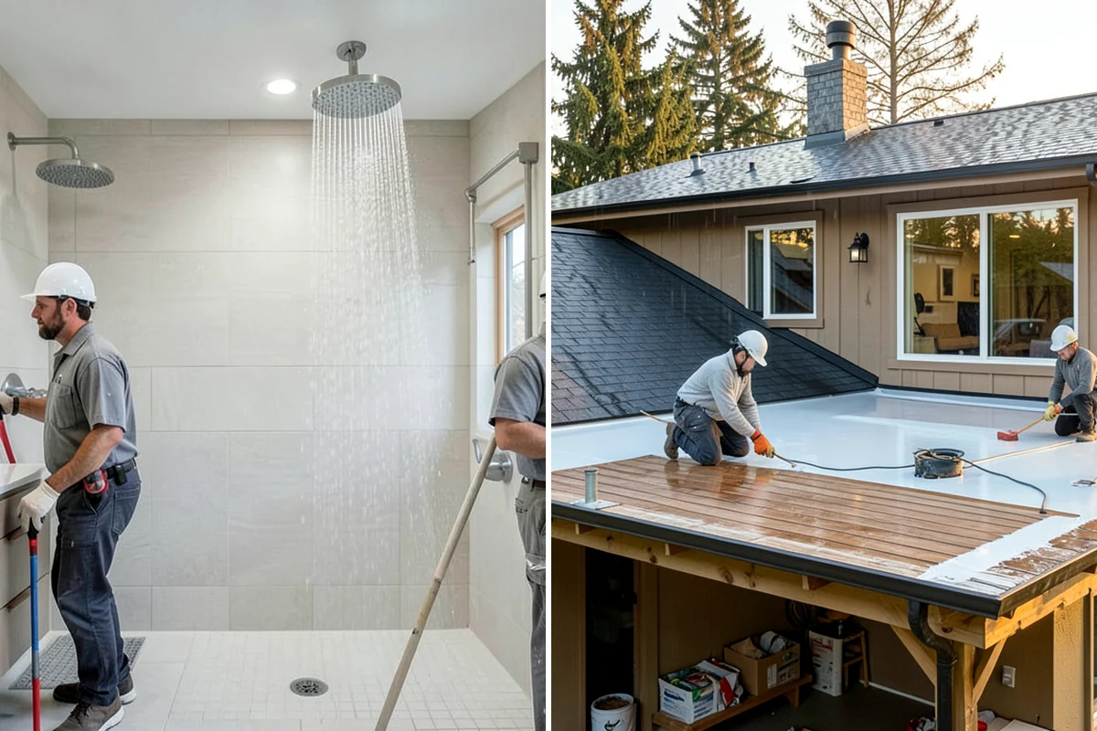 Stone Veneer Installation in Clyde Hill, King County, WA - Install moisture barrier, lath, and scratch coat