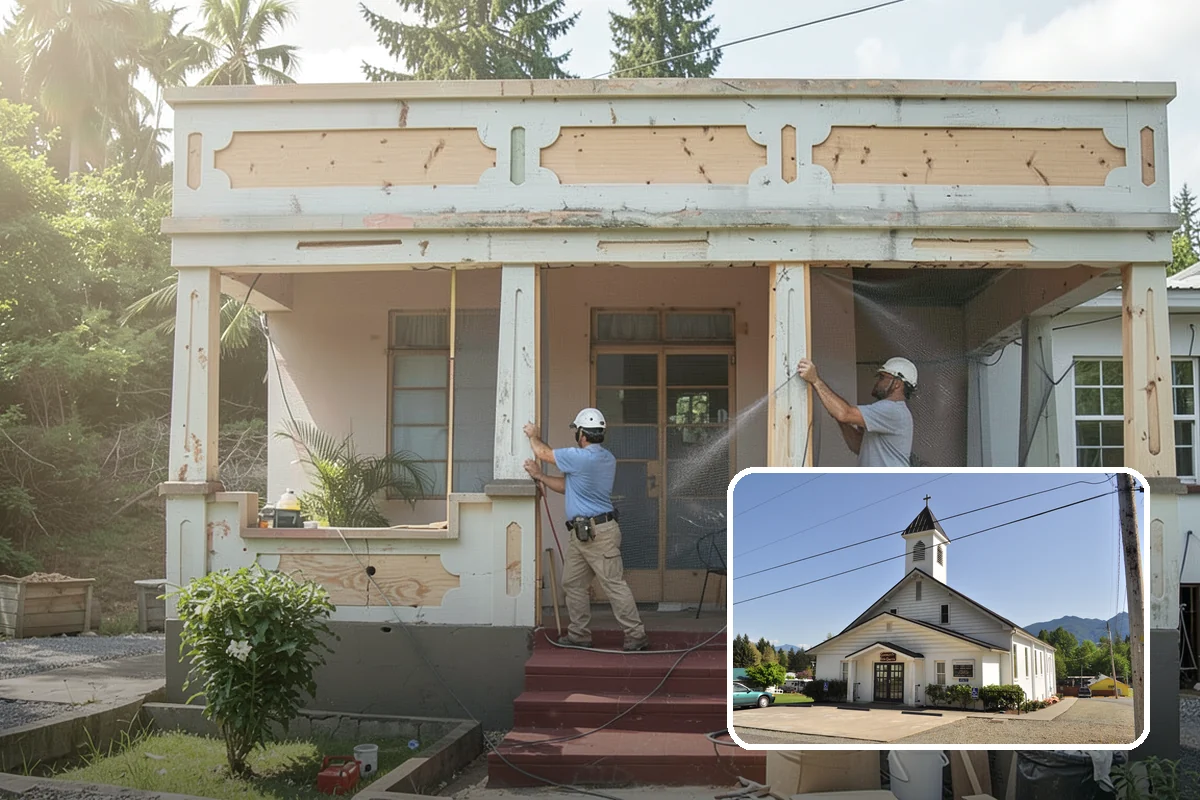 Stone Veneer Installation in Concrete, Skagit County, WA - Rich stone look at lower weight and cost
