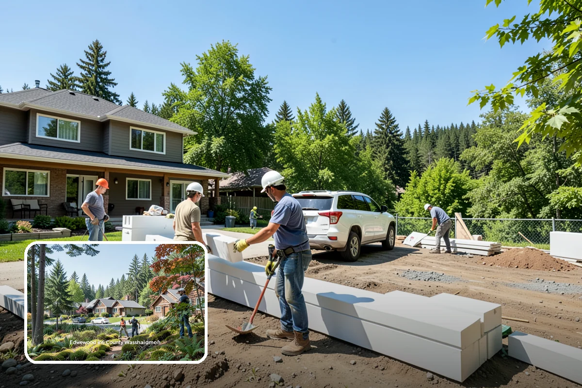 Stone Veneer Installation in Edgewood, Pierce County, WA - Rich stone look at lower weight and cost
