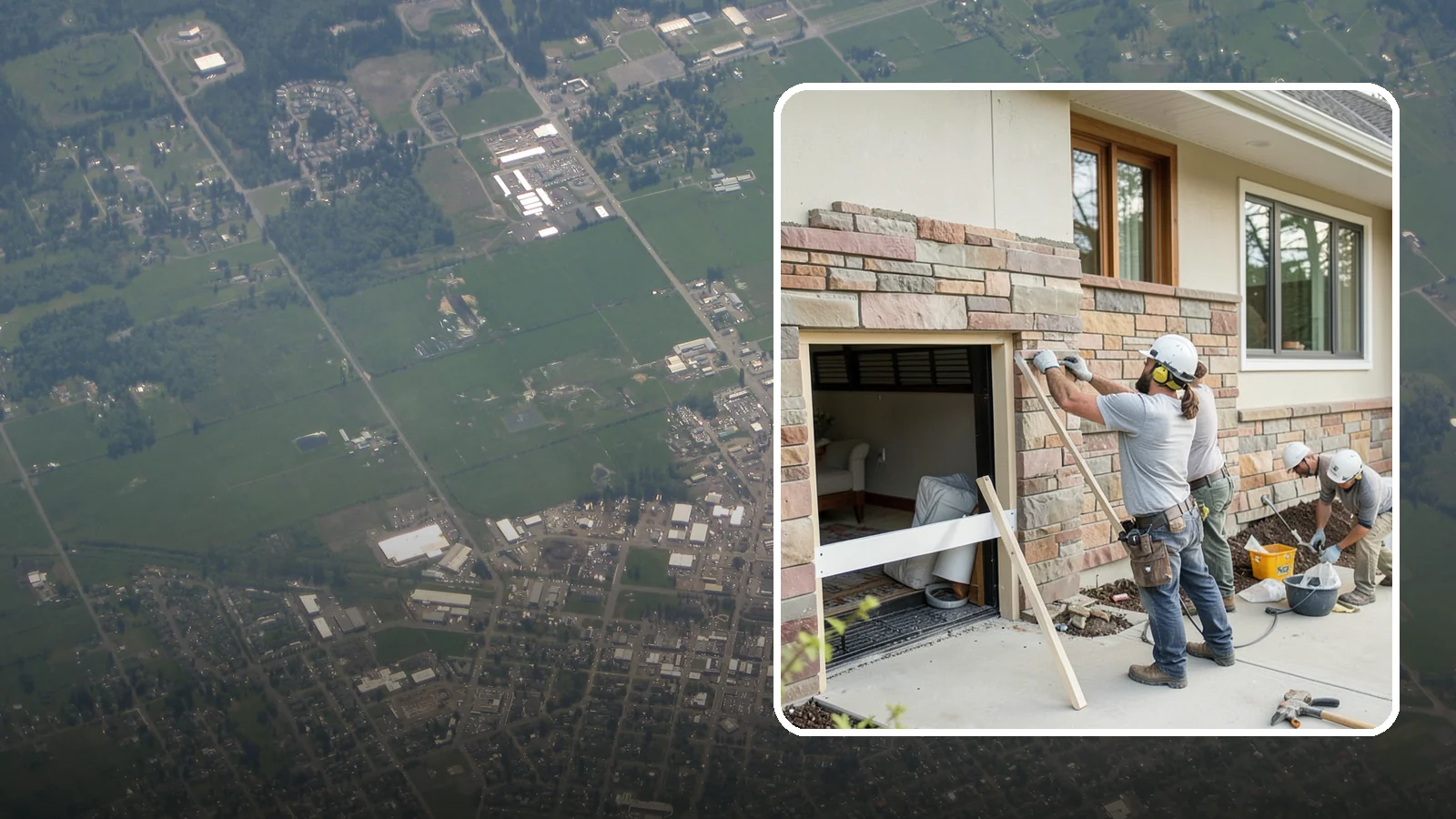 Stone Veneer Installation in Enumclaw, King County, WA - Manufactured or natural stone veneer that adds rugged character to facades, entries, and fireplaces.