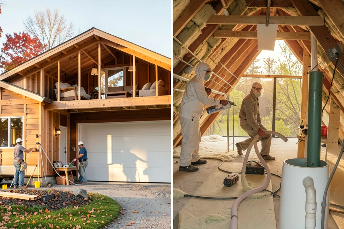 Stone Veneer Installation in Federal Way, King County, WA - Install moisture barrier, lath, and scratch coat