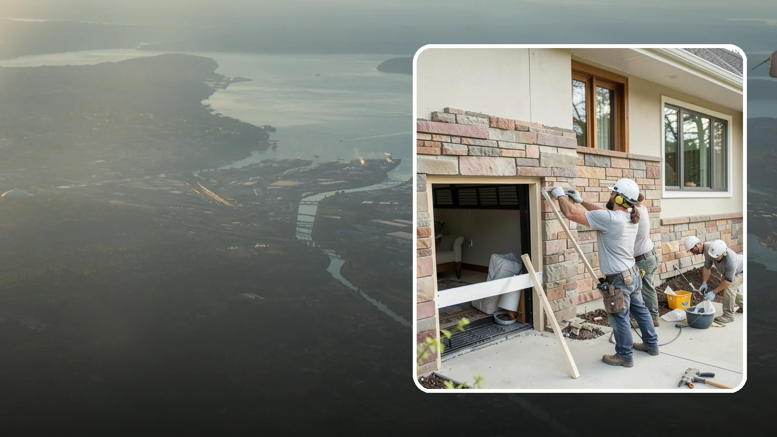 Stone Veneer Installation in Fife, Pierce County, WA - Manufactured or natural stone veneer that adds rugged character to facades, entries, and fireplaces.