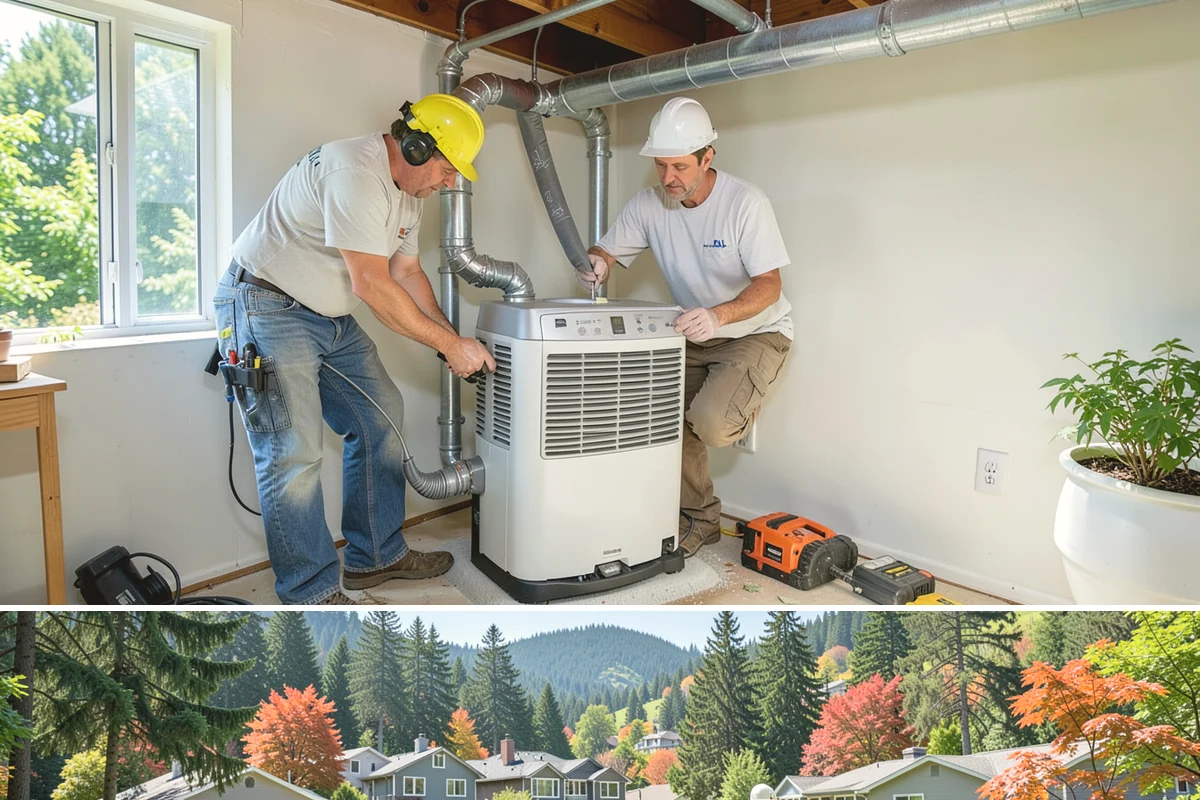 Stone Veneer Installation in Fircrest, Pierce County, WA - Exterior stone veneer sets best in the drier months, while interior work proceeds year-round.