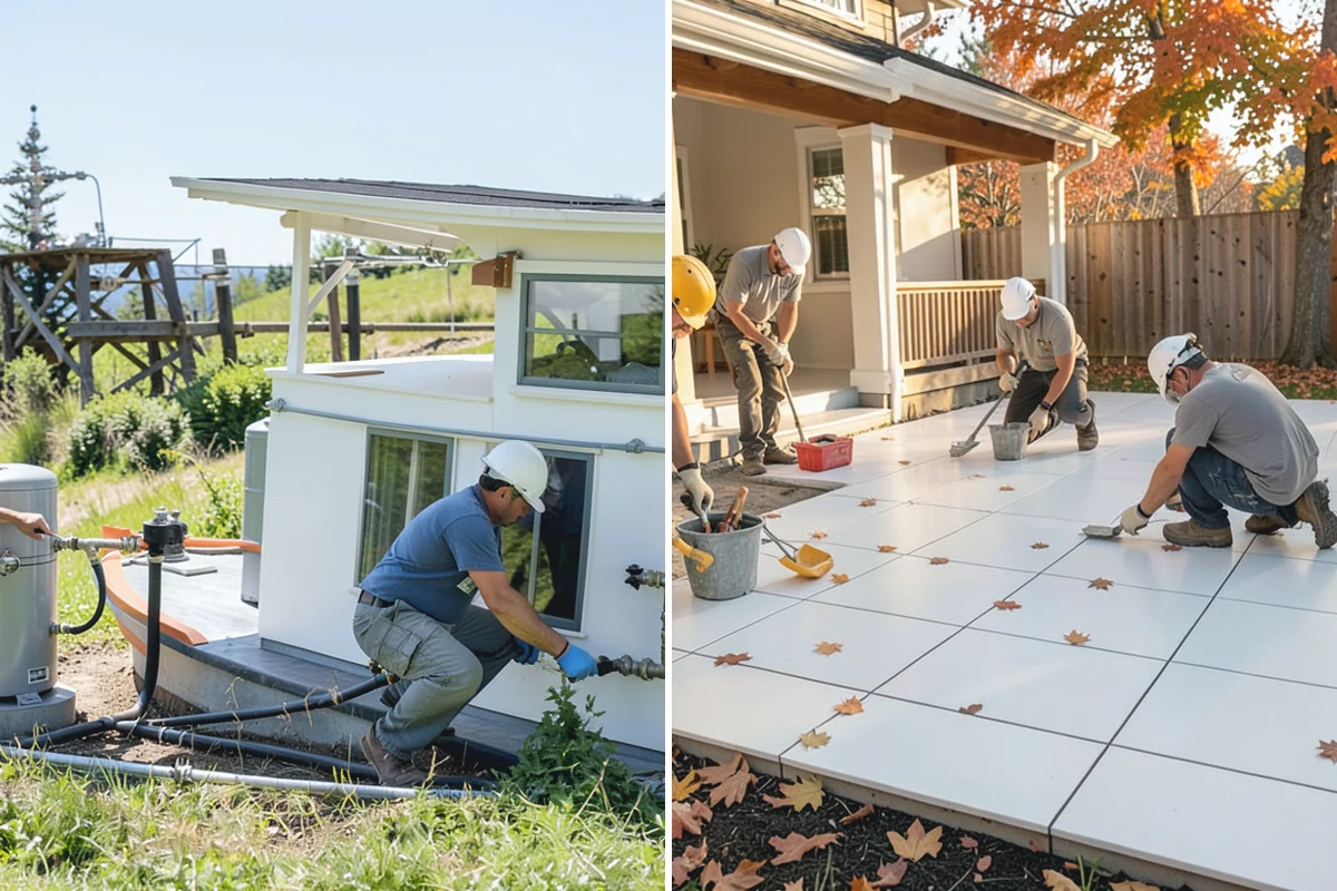 Stone Veneer Installation in Gold Bar, Snohomish County, WA - Install moisture barrier, lath, and scratch coat