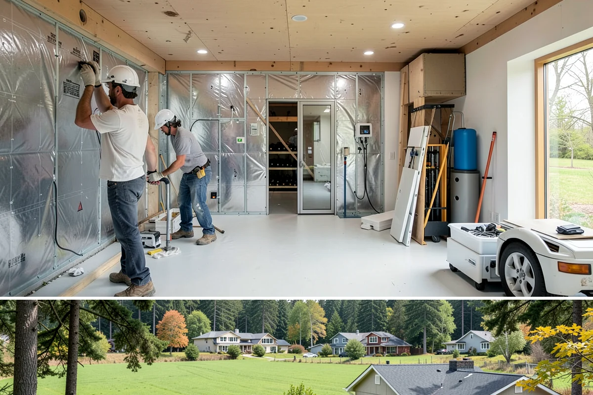 Stone Veneer Installation in Lyman, Skagit County, WA - Exterior stone veneer sets best in the drier months, while interior work proceeds year-round.