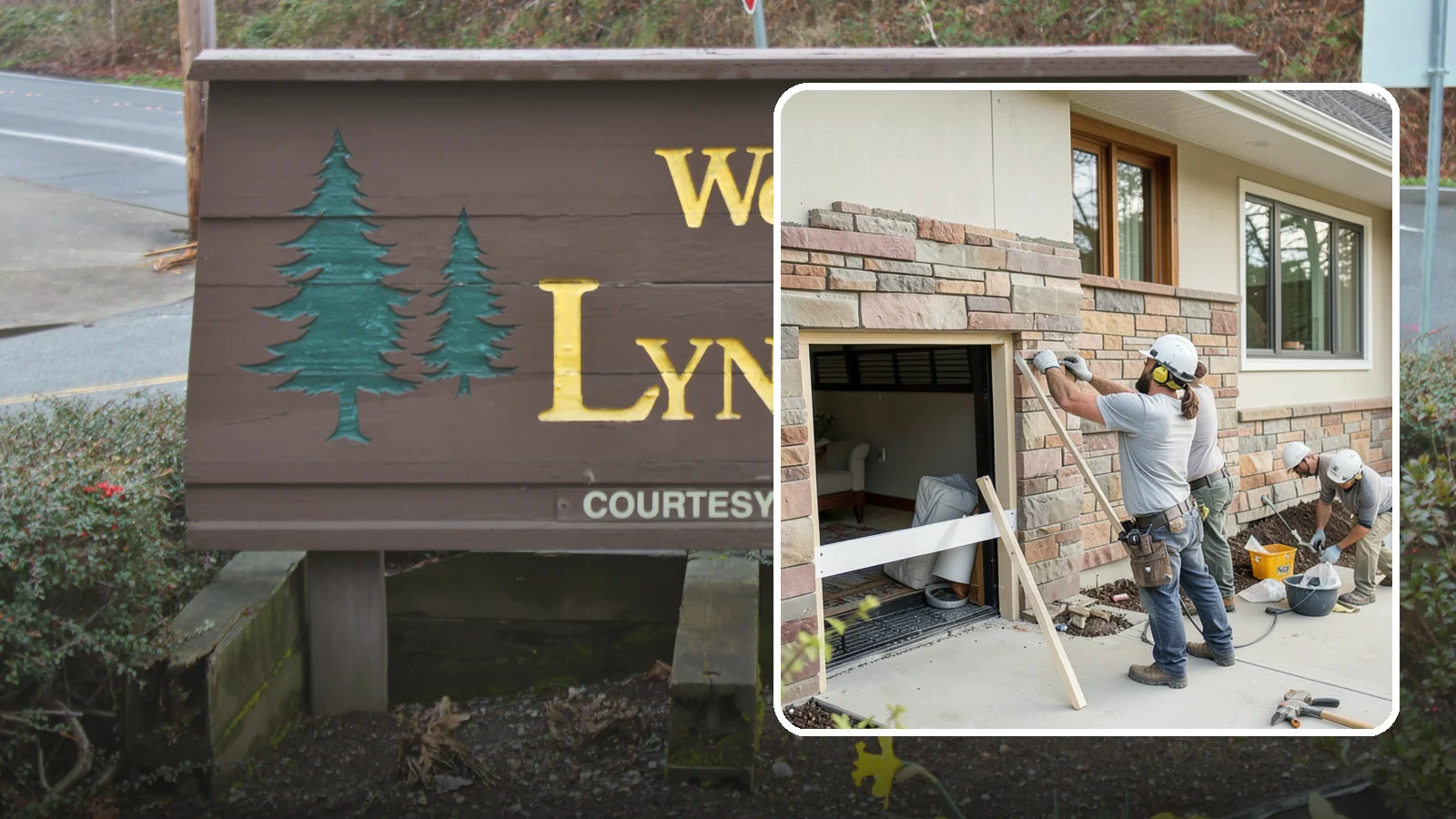 Stone Veneer Installation in Lynnwood, Snohomish County, WA - Manufactured or natural stone veneer that adds rugged character to facades, entries, and fireplaces.