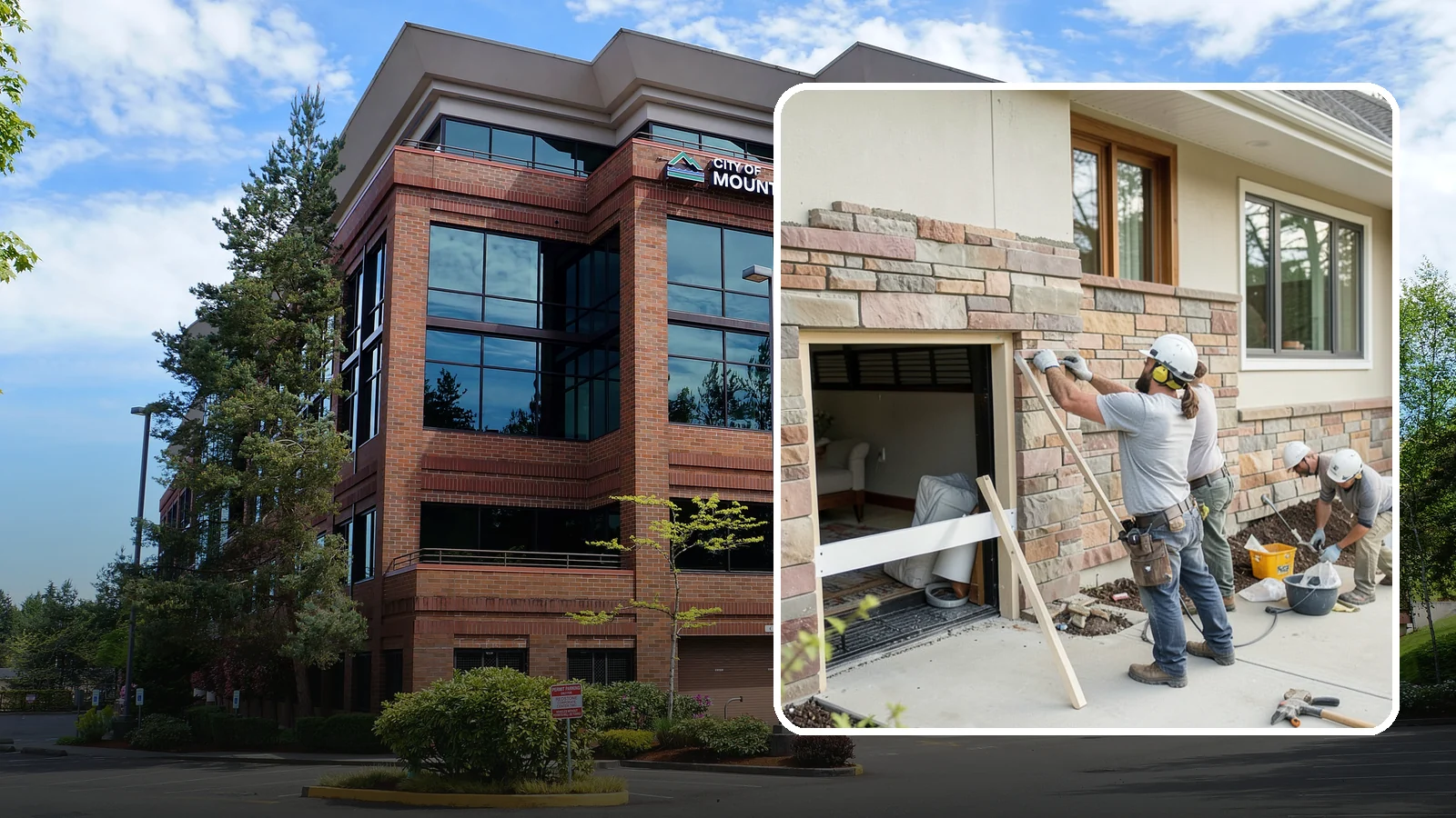 Stone Veneer Installation in Mountlake Terrace, Snohomish County, WA - Manufactured or natural stone veneer that adds rugged character to facades, entries, and fireplaces.