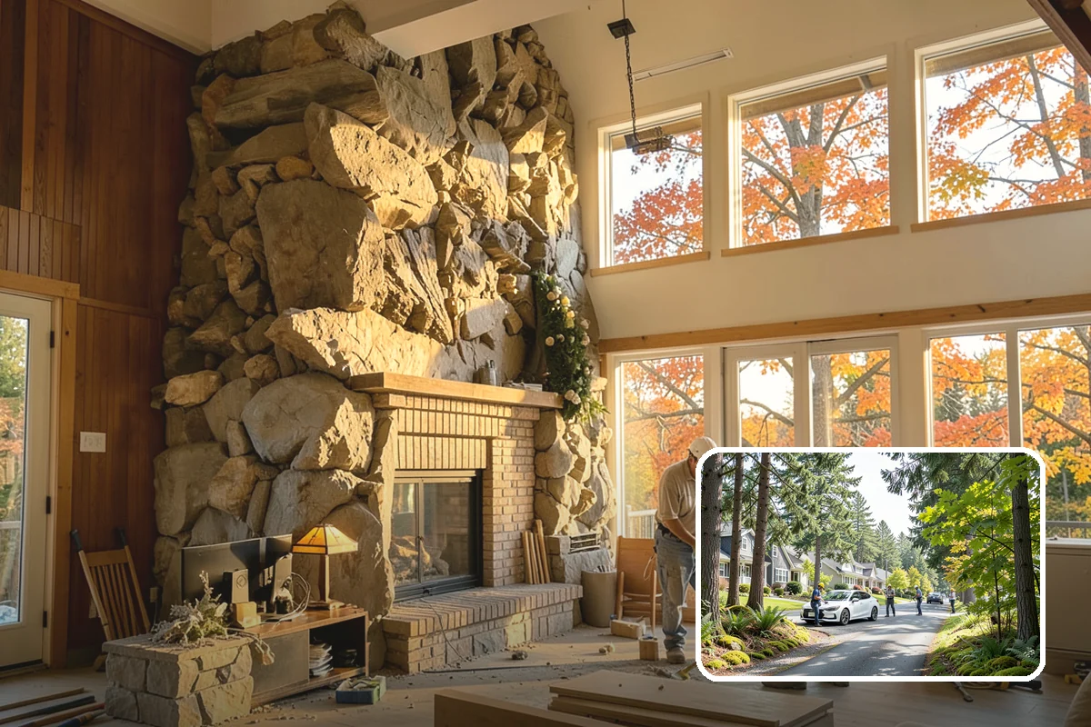 Stone Veneer Installation in Normandy Park, King County, WA - Rich stone look at lower weight and cost