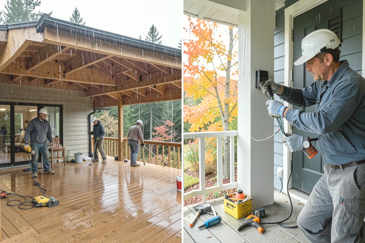 Stone Veneer Installation in Oak Harbor, Island County, WA - Install moisture barrier, lath, and scratch coat