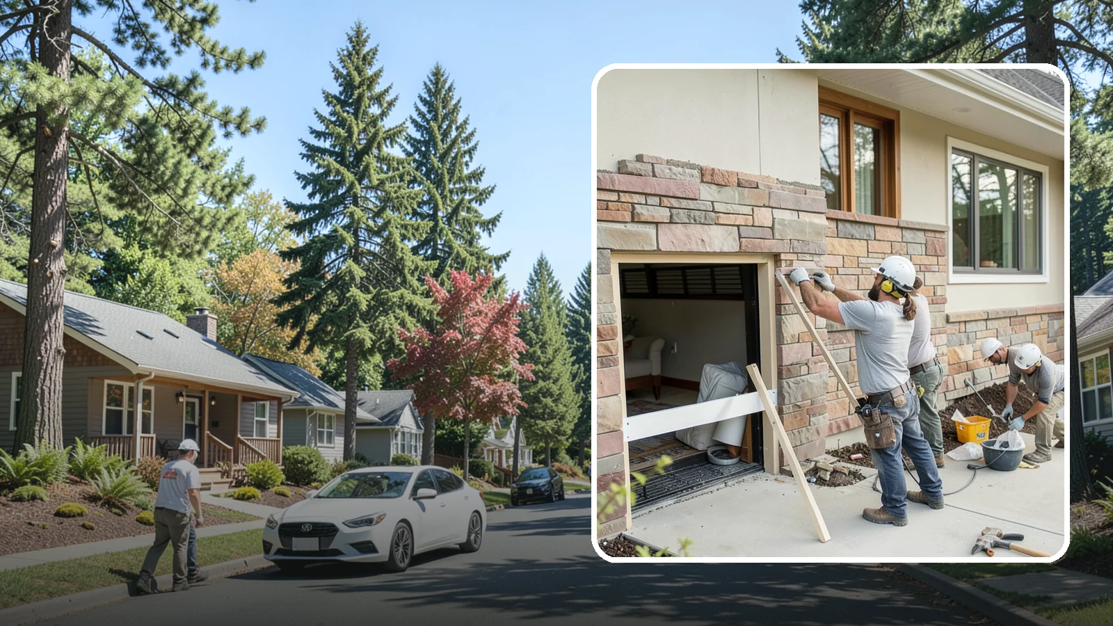 Stone Veneer Installation in Orting, Pierce County, WA - Manufactured or natural stone veneer that adds rugged character to facades, entries, and fireplaces.