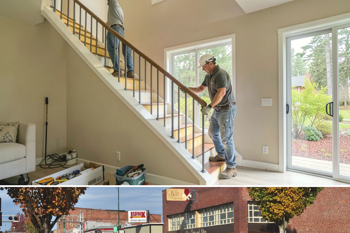 Stone Veneer Installation in Puyallup, Pierce County, WA - Exterior stone veneer sets best in the drier months, while interior work proceeds year-round.