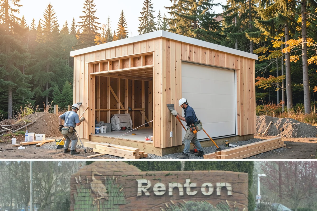 Stone Veneer Installation in Renton, King County, WA - Exterior stone veneer sets best in the drier months, while interior work proceeds year-round.