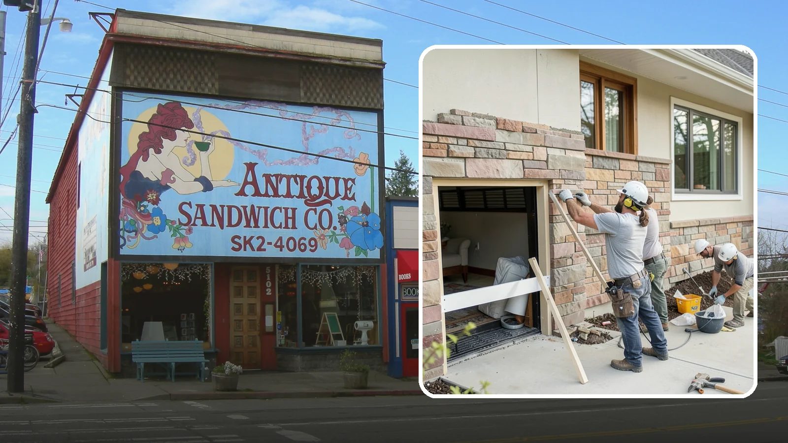 Stone Veneer Installation in Ruston, Pierce County, WA - Manufactured or natural stone veneer that adds rugged character to facades, entries, and fireplaces.