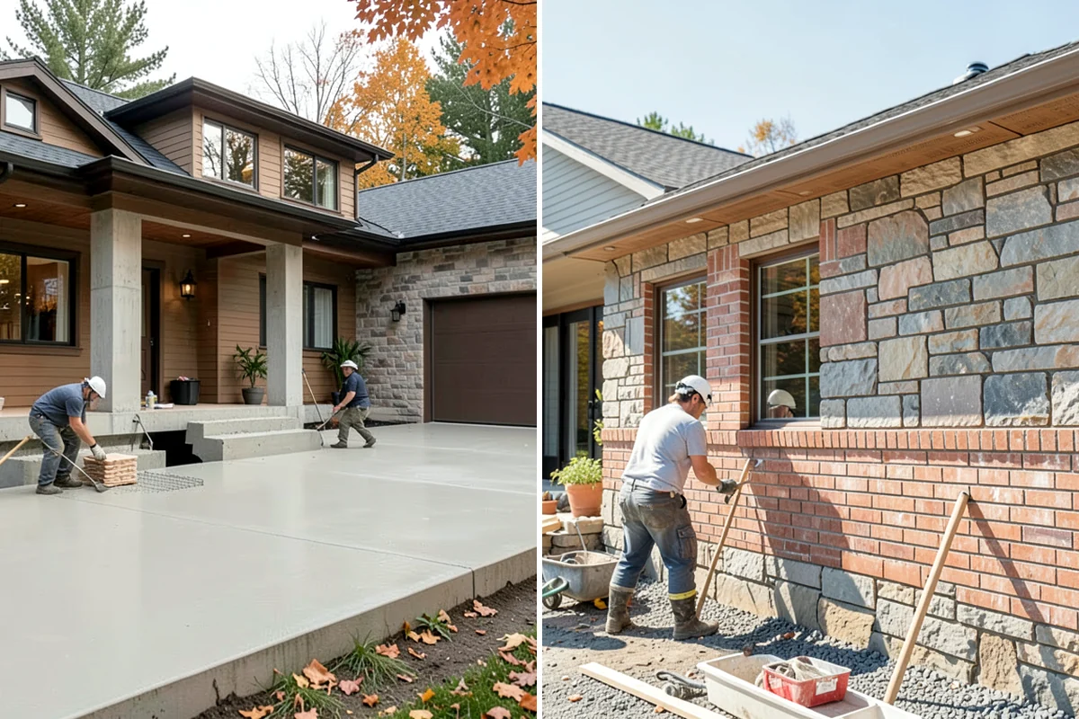 Stone Veneer Installation in Seattle, King County, WA - Install moisture barrier, lath, and scratch coat