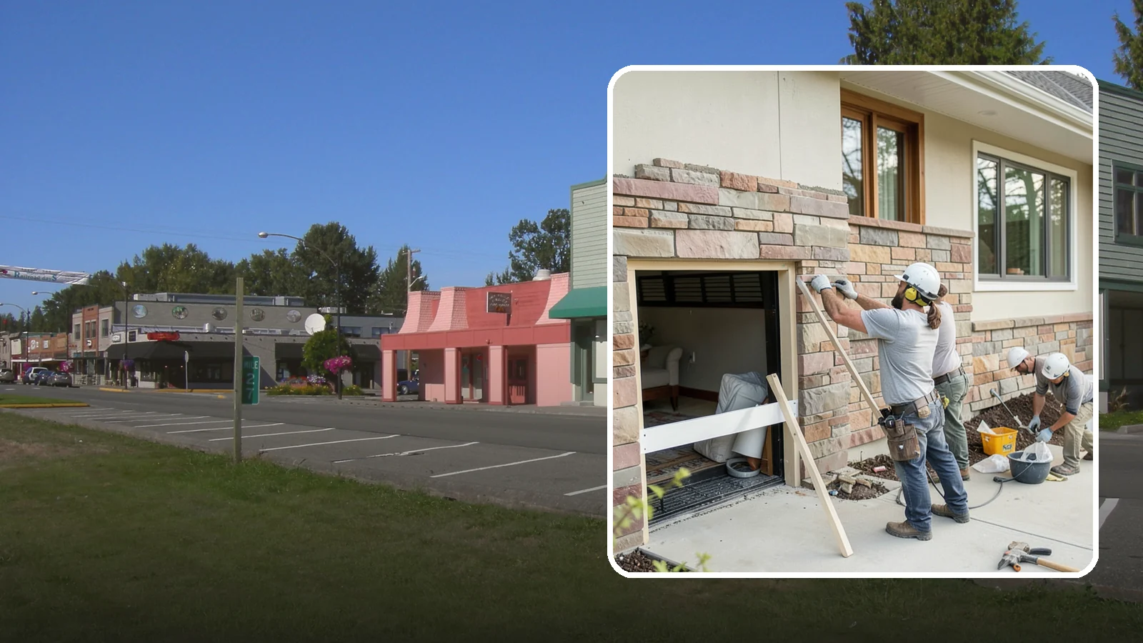 Stone Veneer Installation in Snoqualmie, King County, WA - Manufactured or natural stone veneer that adds rugged character to facades, entries, and fireplaces.