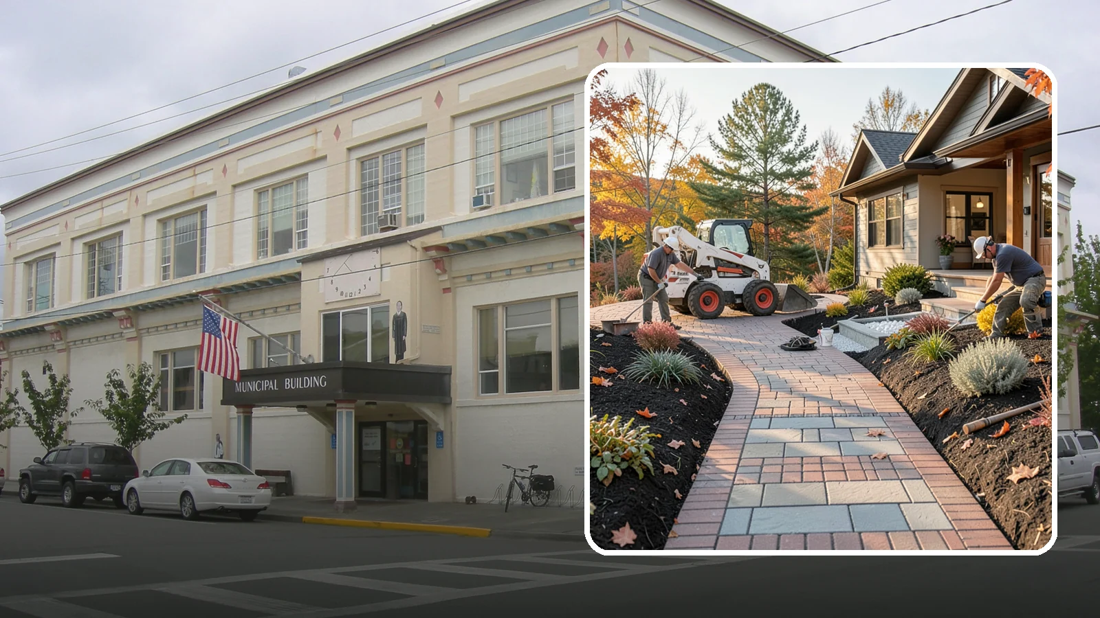 Stone Walkway Installation in Anacortes, Skagit County, WA - Building a natural stone walkway that adds organic beauty and a solid, non-slip path through your landscape.