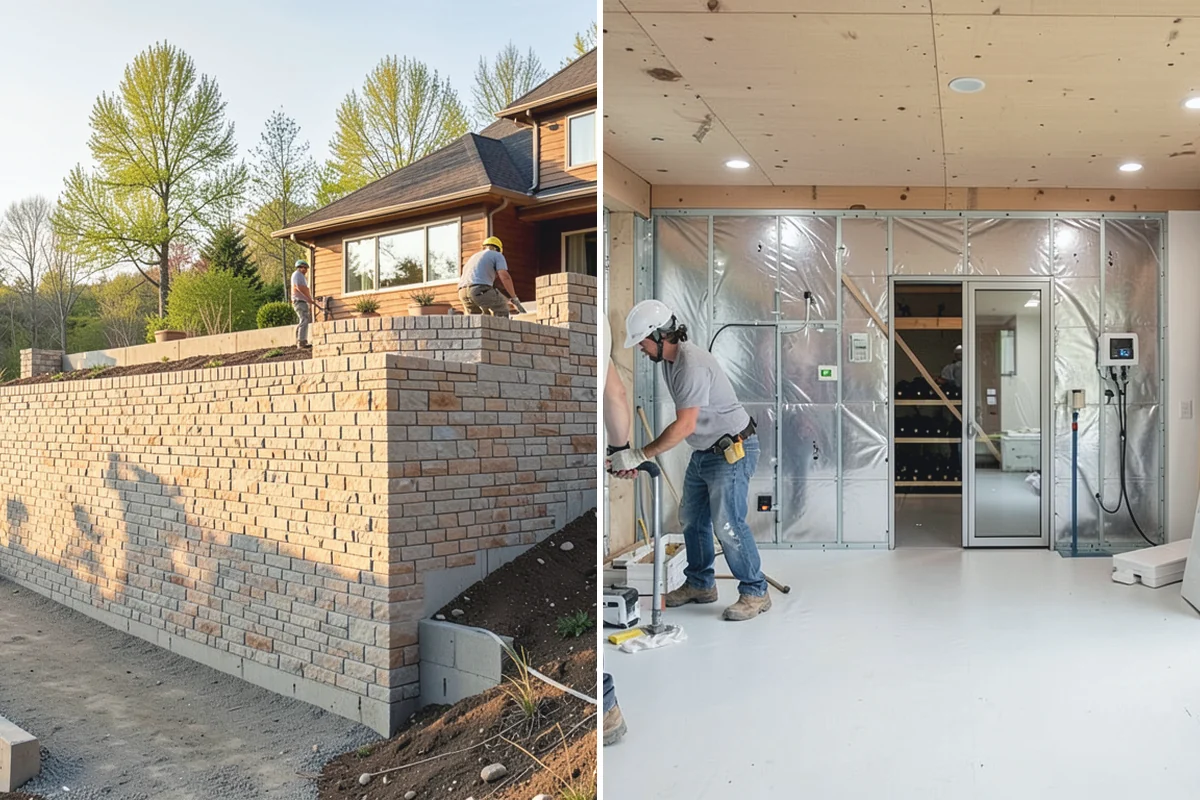 Stone Walkway Installation in Buckley, Pierce County, WA - Mark the route and excavate a draining base