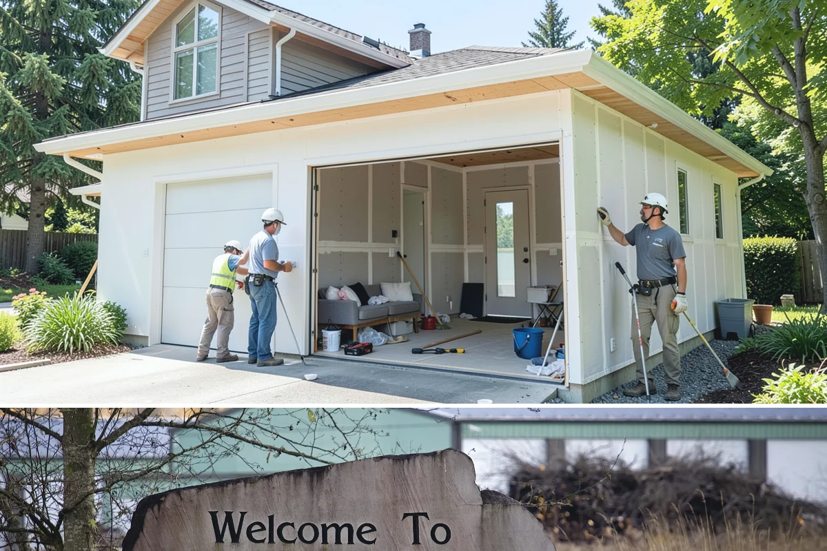 Stone Walkway Installation in Buckley, Pierce County, WA - Stone setting is easiest in dry weather, making summer and early fall the preferred seasons.