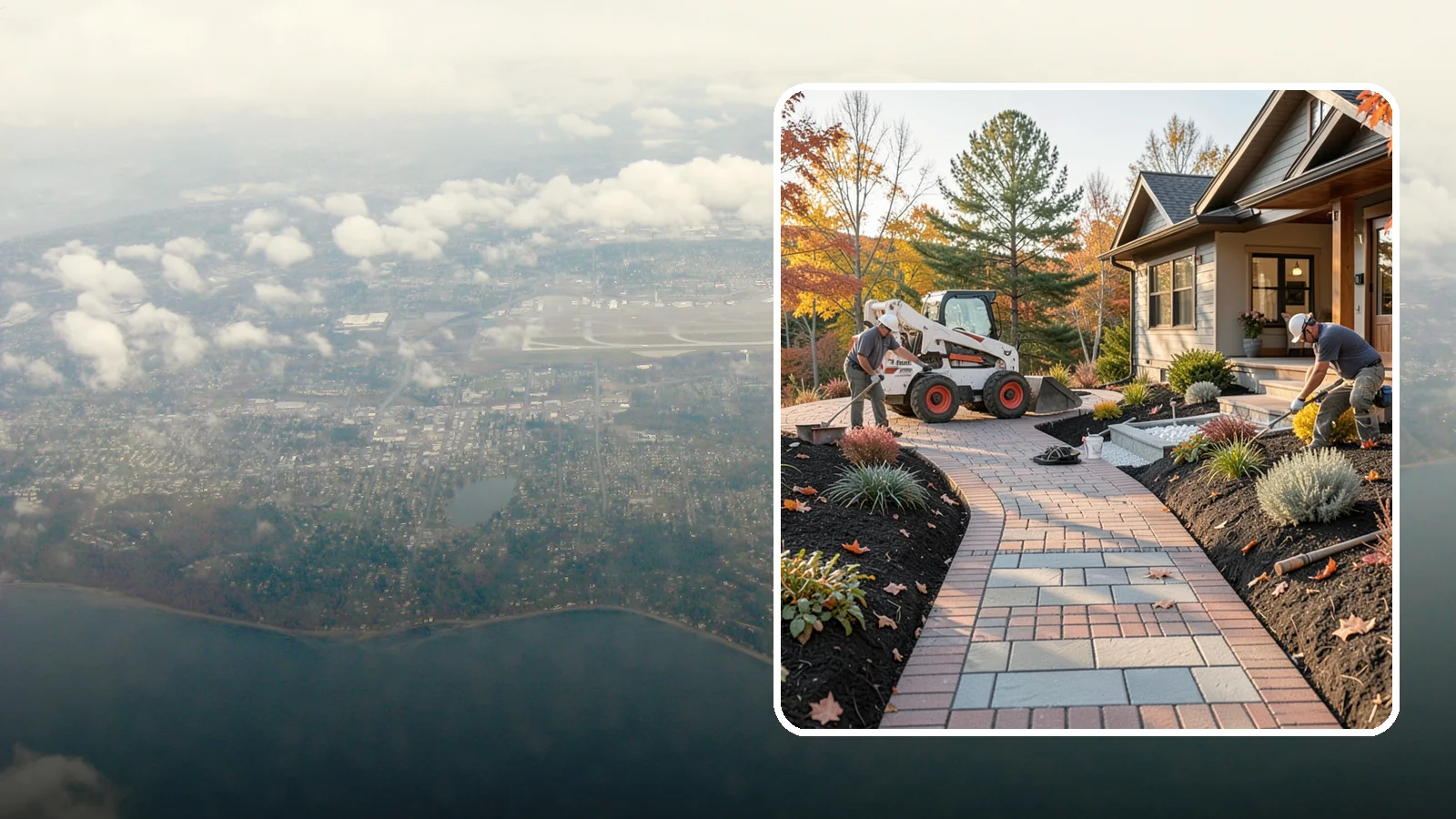 Stone Walkway Installation in Burien, King County, WA - Building a natural stone walkway that adds organic beauty and a solid, non-slip path through your landscape.
