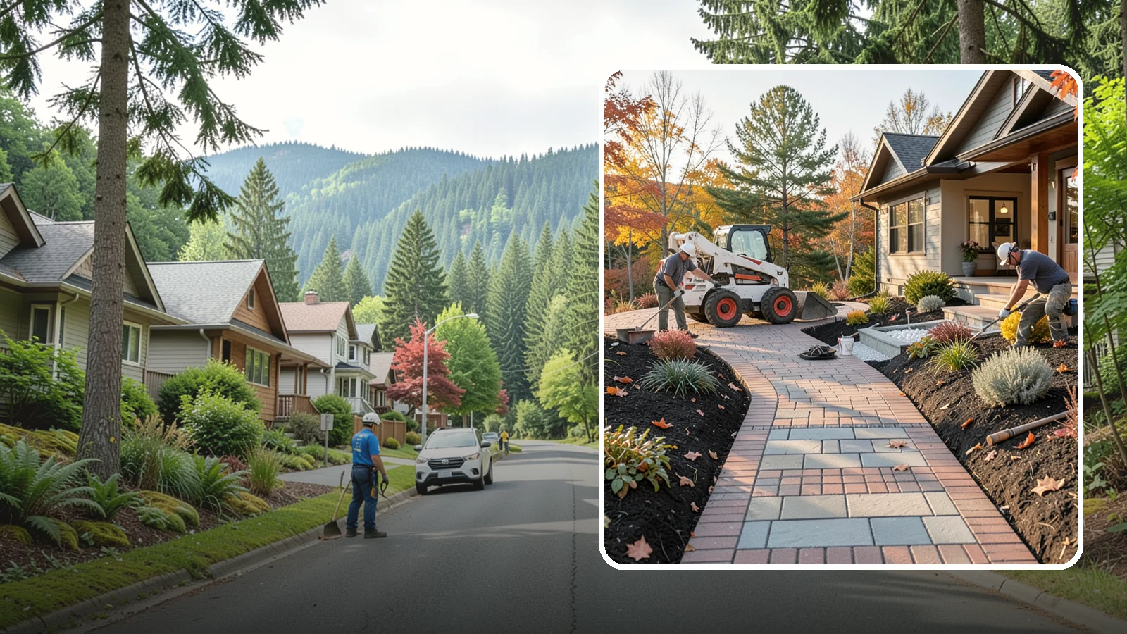 Stone Walkway Installation in Darrington, Snohomish County, WA - Building a natural stone walkway that adds organic beauty and a solid, non-slip path through your landscape.