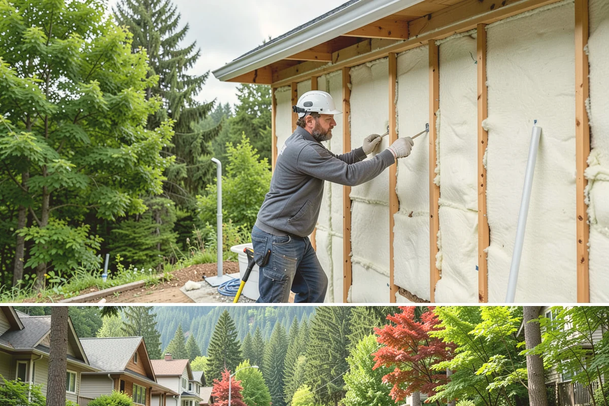 Stone Walkway Installation in Darrington, Snohomish County, WA - Stone setting is easiest in dry weather, making summer and early fall the preferred seasons.
