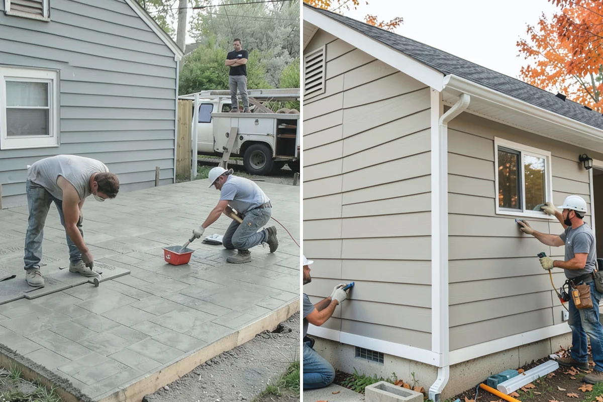 Stone Walkway Installation in Des Moines, King County, WA - Mark the route and excavate a draining base