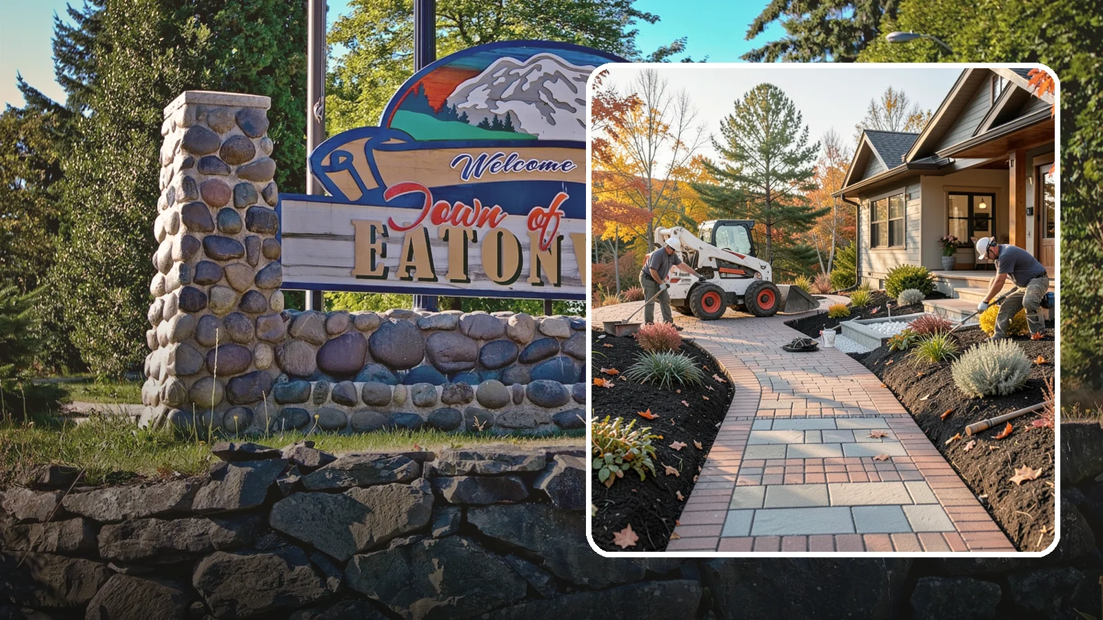Stone Walkway Installation in Eatonville, Pierce County, WA - Building a natural stone walkway that adds organic beauty and a solid, non-slip path through your landscape.