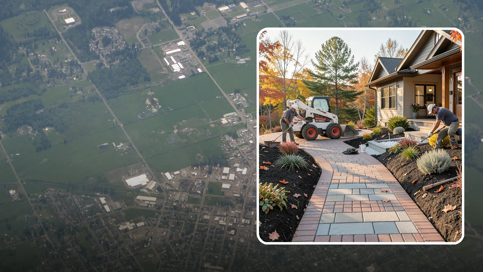 Stone Walkway Installation in Enumclaw, King County, WA - Building a natural stone walkway that adds organic beauty and a solid, non-slip path through your landscape.
