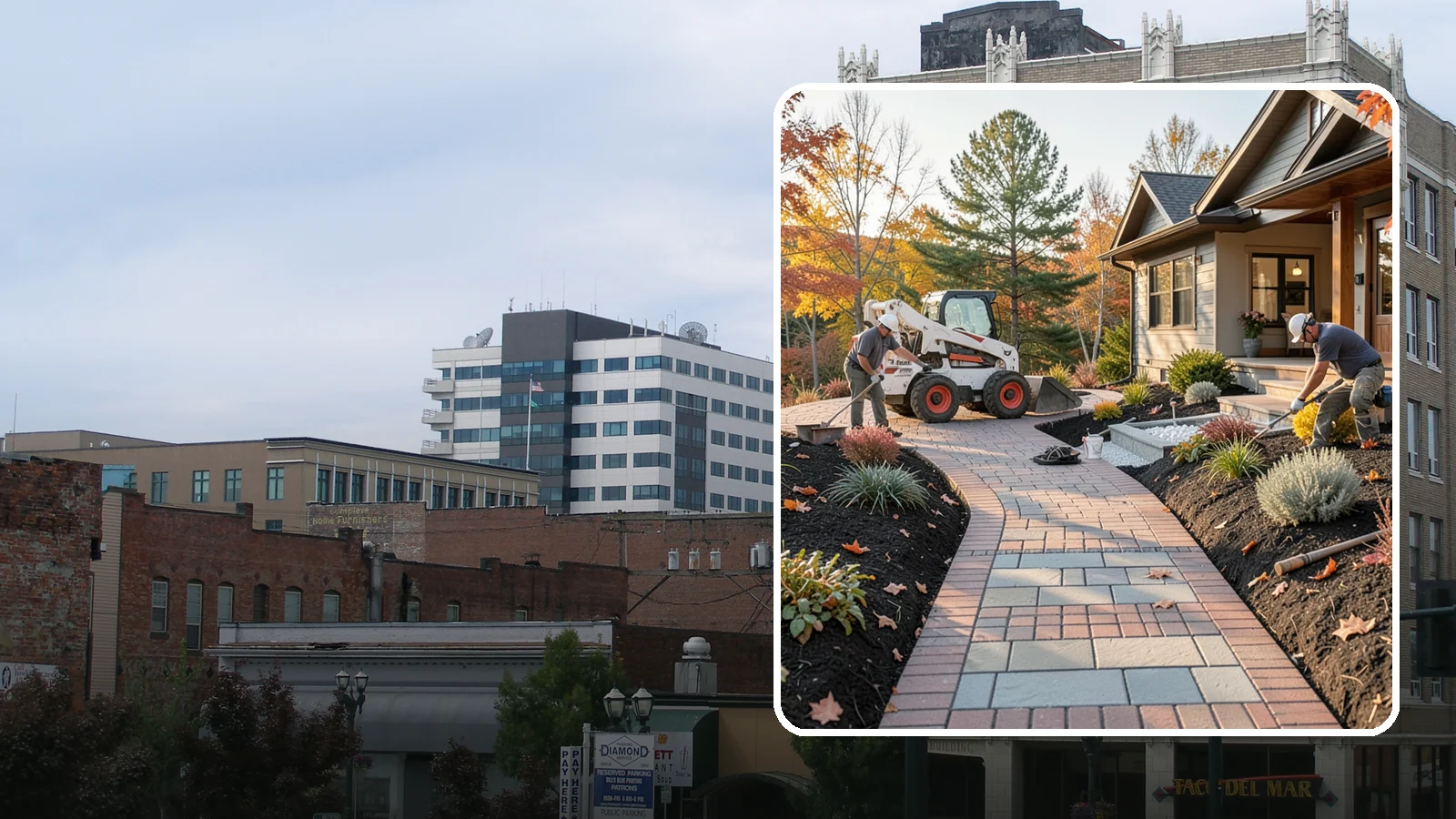 Stone Walkway Installation in Everett, Snohomish County, WA - Building a natural stone walkway that adds organic beauty and a solid, non-slip path through your landscape.