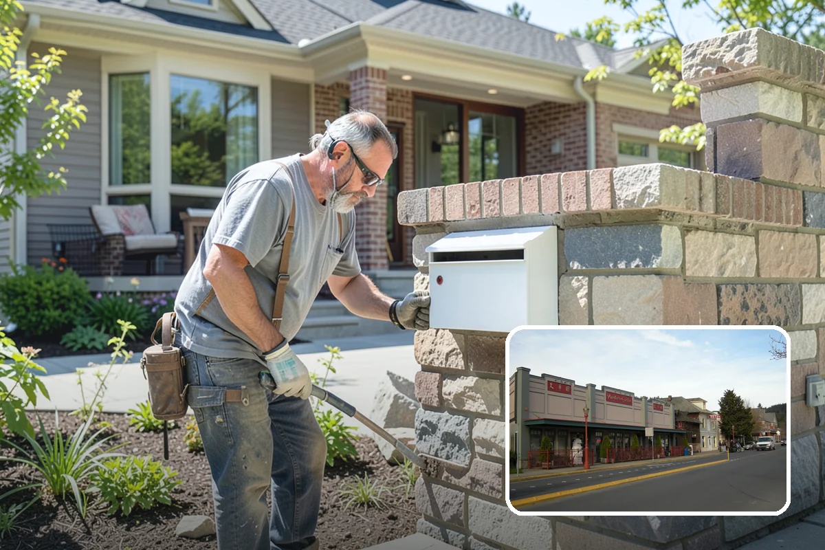 Stone Walkway Installation in Issaquah, King County, WA - Natural, timeless look for gardens and entries