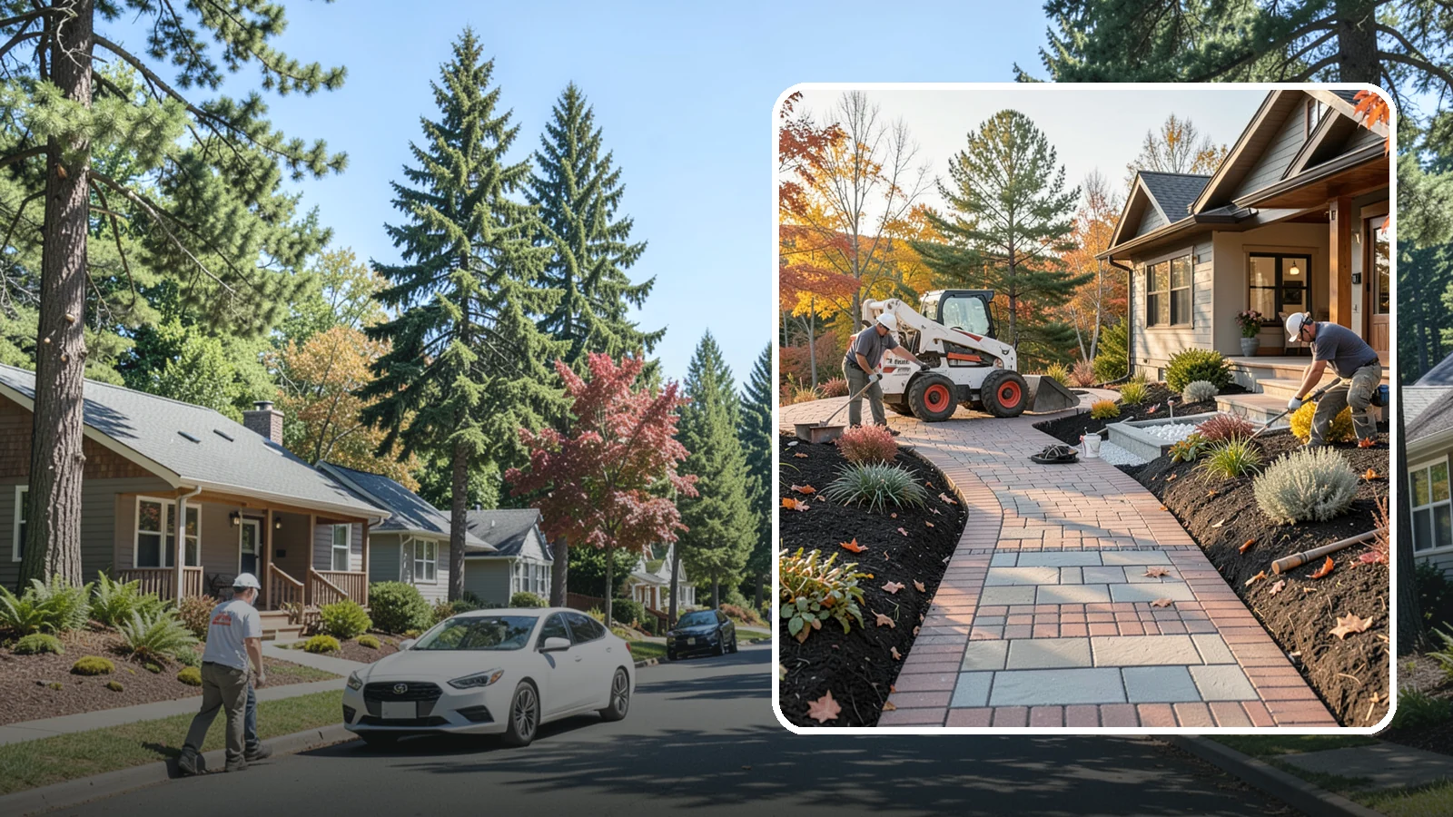 Stone Walkway Installation in Orting, Pierce County, WA - Building a natural stone walkway that adds organic beauty and a solid, non-slip path through your landscape.
