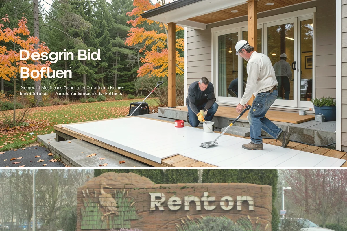 Stone Walkway Installation in Renton, King County, WA - Stone setting is easiest in dry weather, making summer and early fall the preferred seasons.