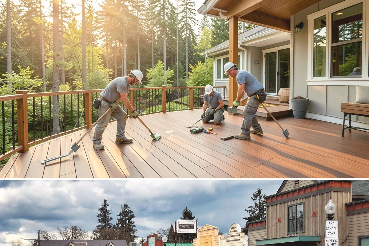 Stone Walkway Installation in Roy, Pierce County, WA - Stone setting is easiest in dry weather, making summer and early fall the preferred seasons.
