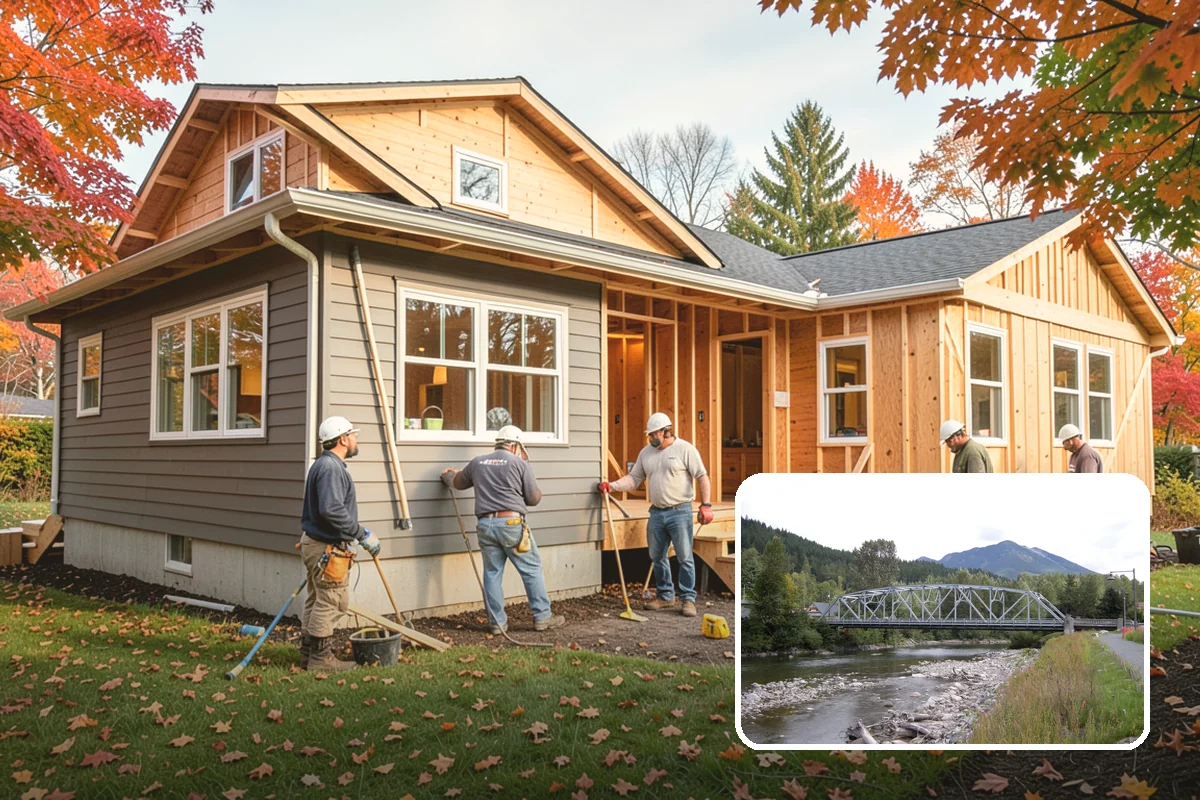 Stone Walkway Installation in Skykomish, King County, WA - Natural, timeless look for gardens and entries