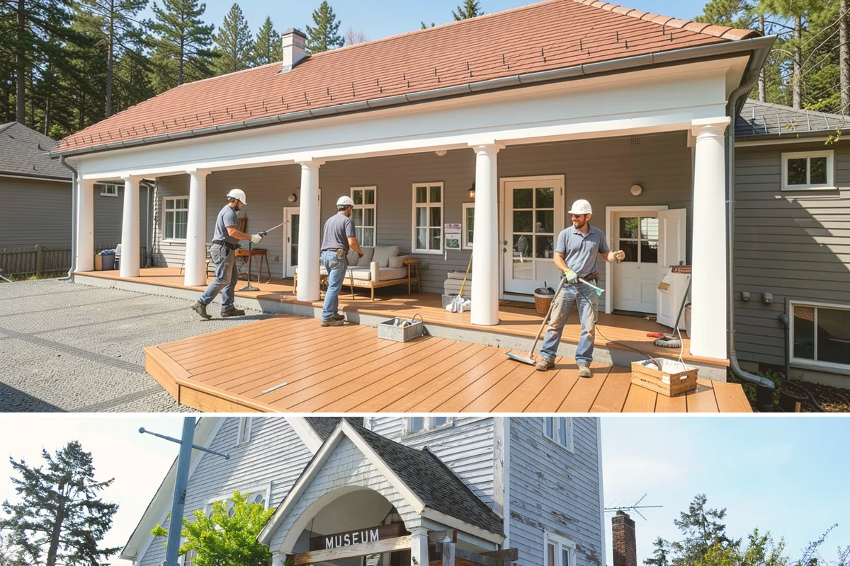 Stone Walkway Installation in Steilacoom, Pierce County, WA - Stone setting is easiest in dry weather, making summer and early fall the preferred seasons.