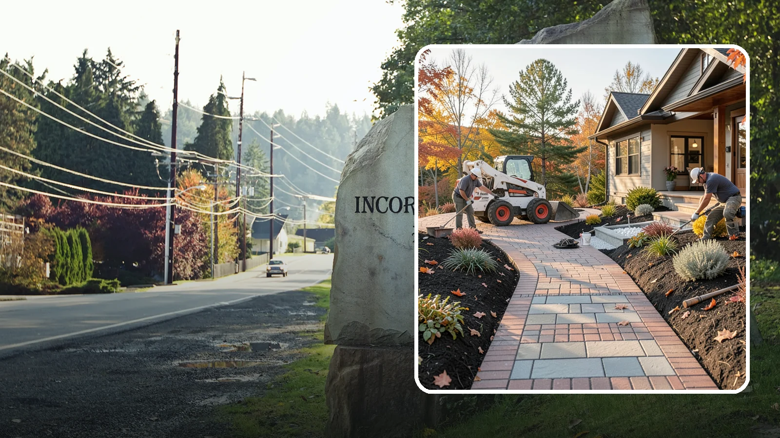Stone Walkway Installation in Wilkeson, Pierce County, WA - Building a natural stone walkway that adds organic beauty and a solid, non-slip path through your landscape.