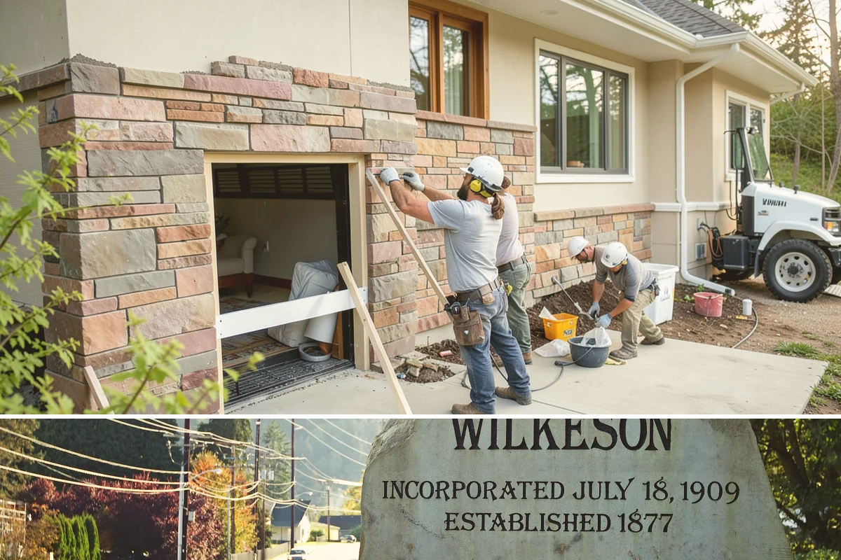 Stone Walkway Installation in Wilkeson, Pierce County, WA - Stone setting is easiest in dry weather, making summer and early fall the preferred seasons.