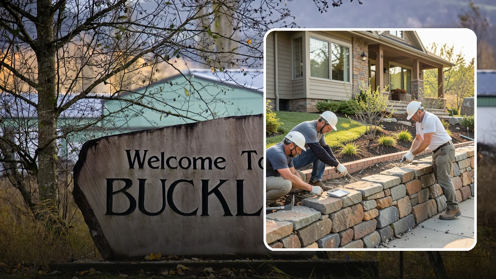 Stone Wall Construction in Buckley, Pierce County, WA - Handcrafted stone walls, freestanding or retaining, that add permanence and beauty to your landscape.