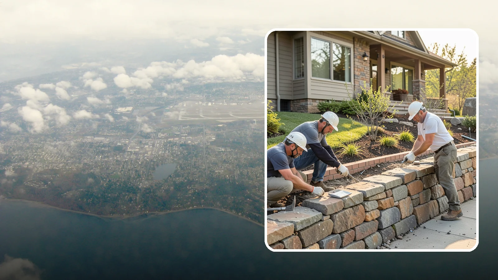 Stone Wall Construction in Burien, King County, WA - Handcrafted stone walls, freestanding or retaining, that add permanence and beauty to your landscape.